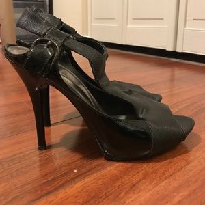 Bakers 'Alysa' women's 7.5 Ultra High Heel Black Dress Shoes
